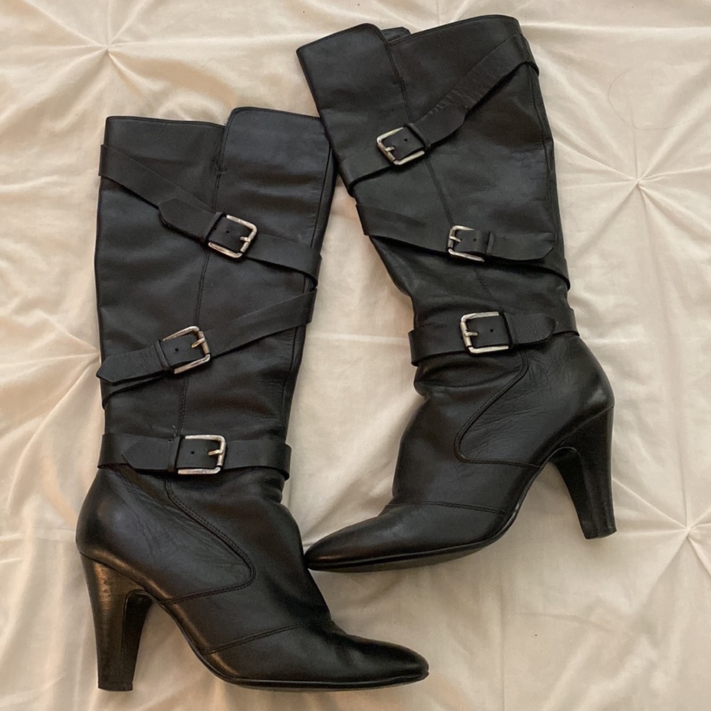 Nine West Leather Tall Boots